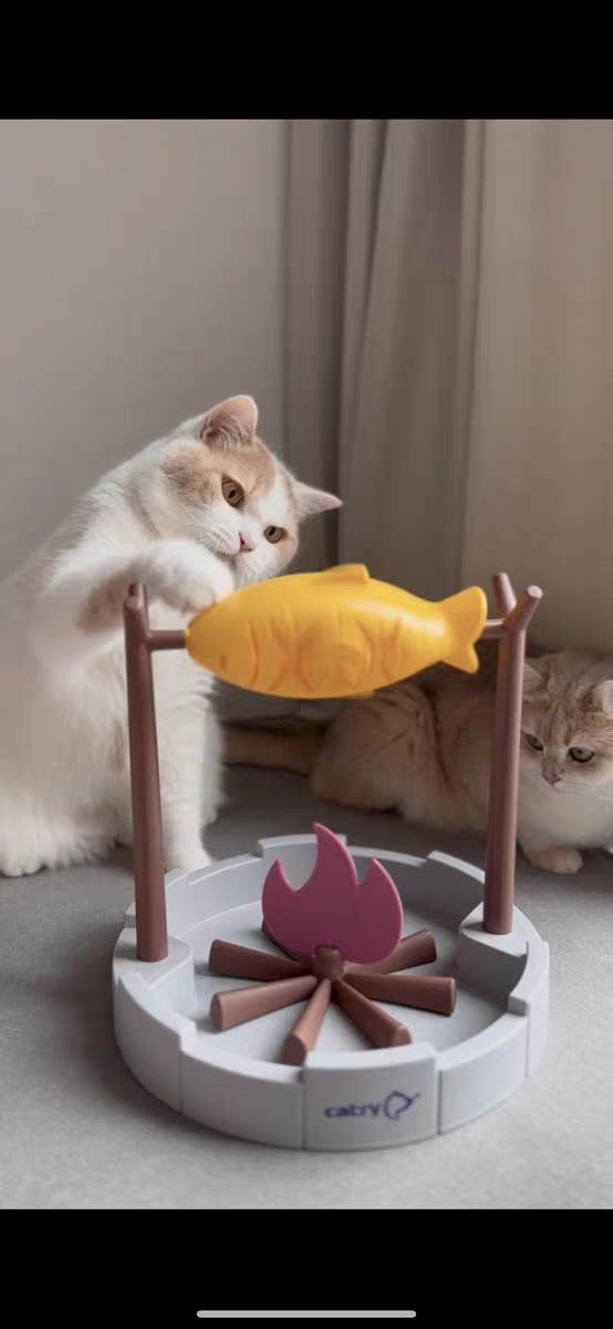 Cat Interactive Treat Toy 🐾 Rolling Feeder Puzzle Pet Self-Play Fun