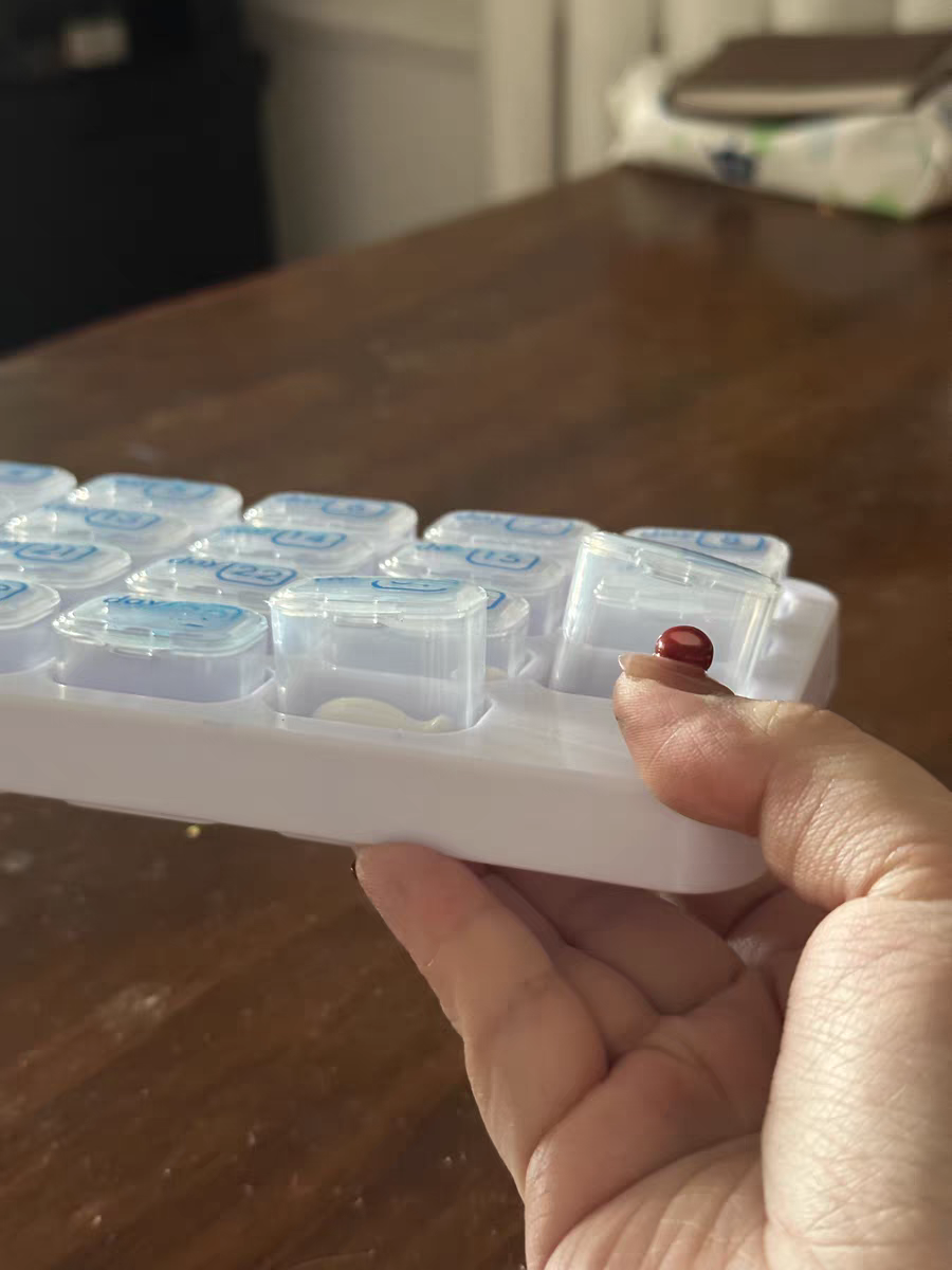 31-Day Pill Organizer π Portable Monthly Medicine Reminder Box