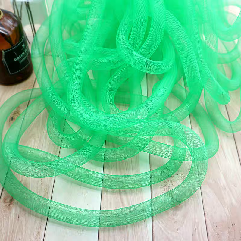 Colorful Elastic Twist Mesh Tube π DIY Craft Accessory 2m Sewing Supply