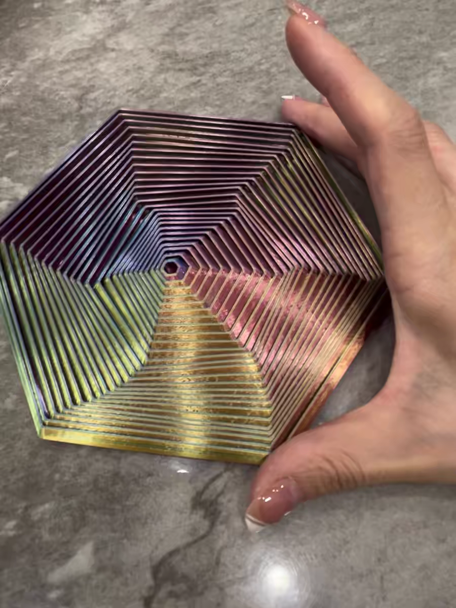 3D Illusion Hexagon Toy ๐ฎ Rotating Stress Relief Fidget Puzzle Magic