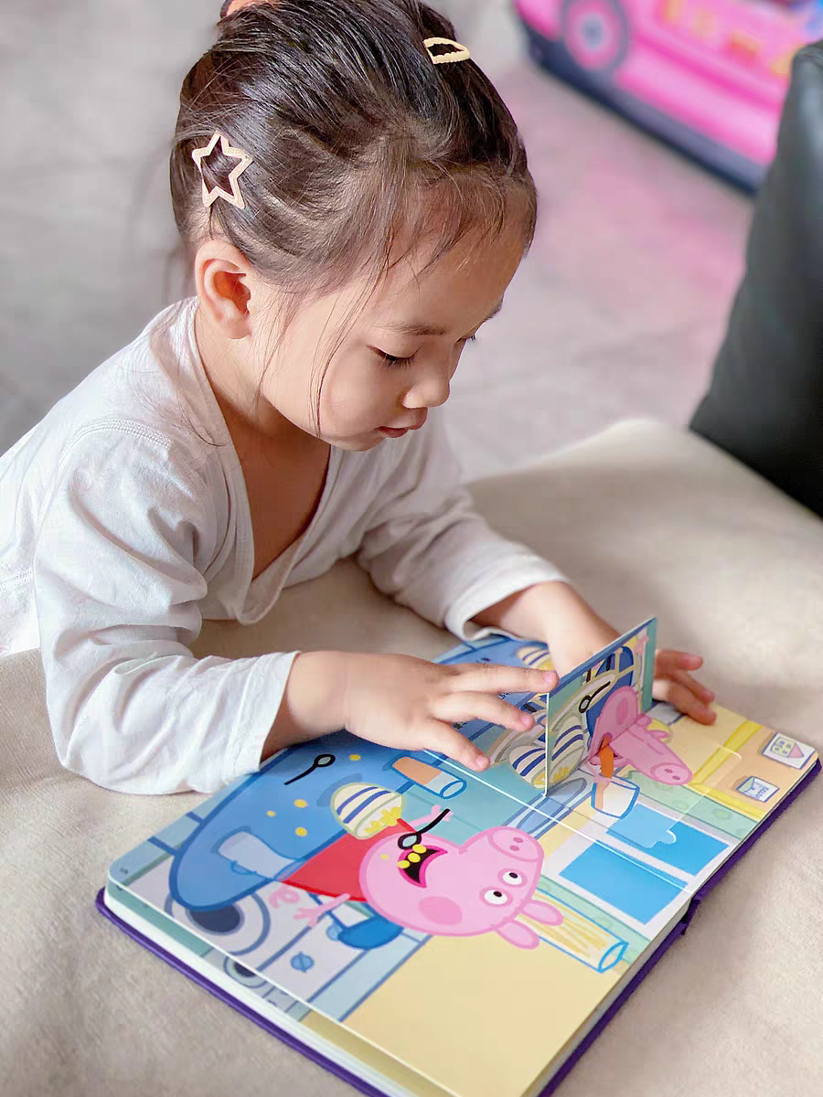 Peppa Pig Board Book Set π 6pcs Baby Flip Books Toddler Early Learning Stories