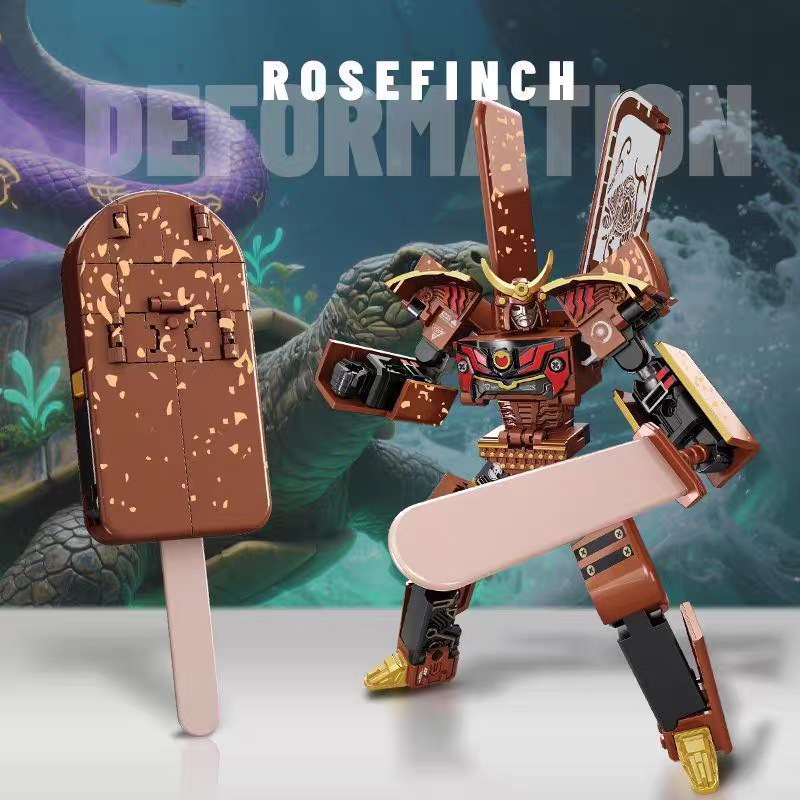 Transforming Ice Cream Robot π¦ Kids Creative Mecha Warrior Toy Model