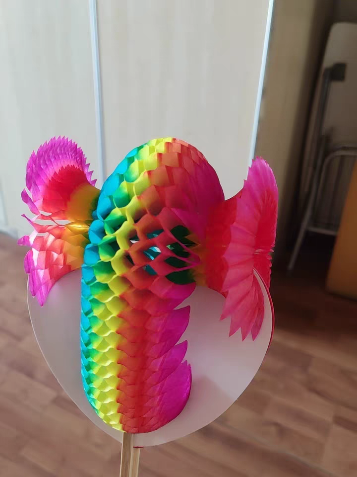 Classic Paper Folding Toy ๐ธ Retro 80s Chinese Folk Art Handcraft Flip Flower
