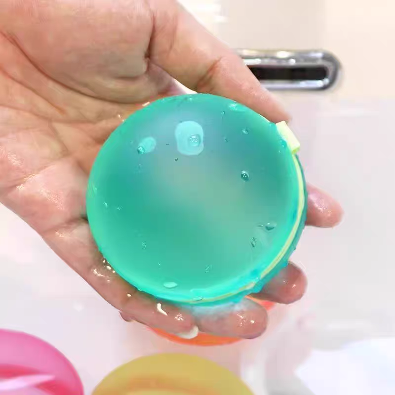 6 Reusable Water Balloons 💦 Self-Sealing Splash Bombs Kids Bath & Pool Toy