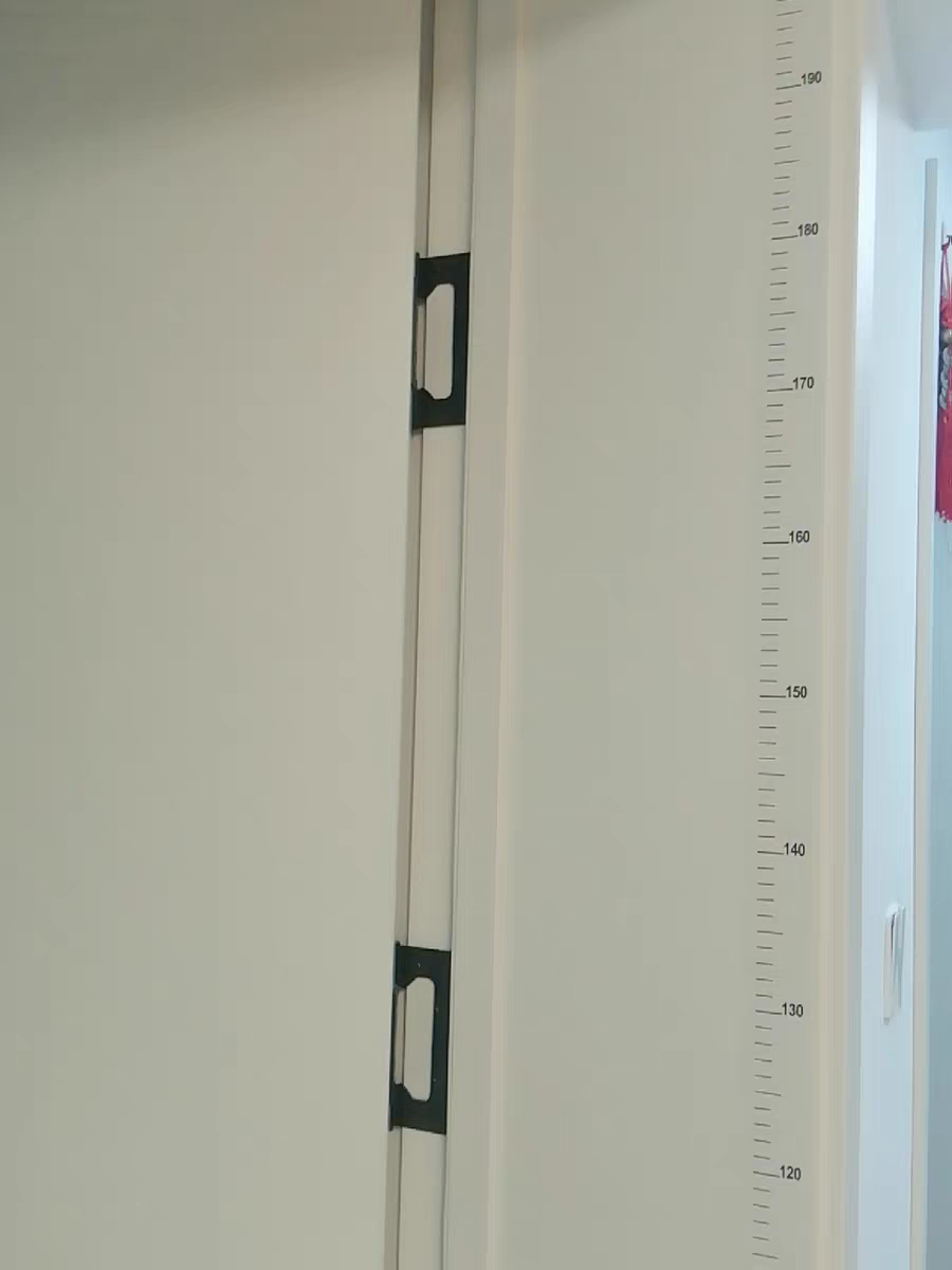 Kids Height Chart Wall Sticker ๐ Removable Transparent Growth Ruler for...