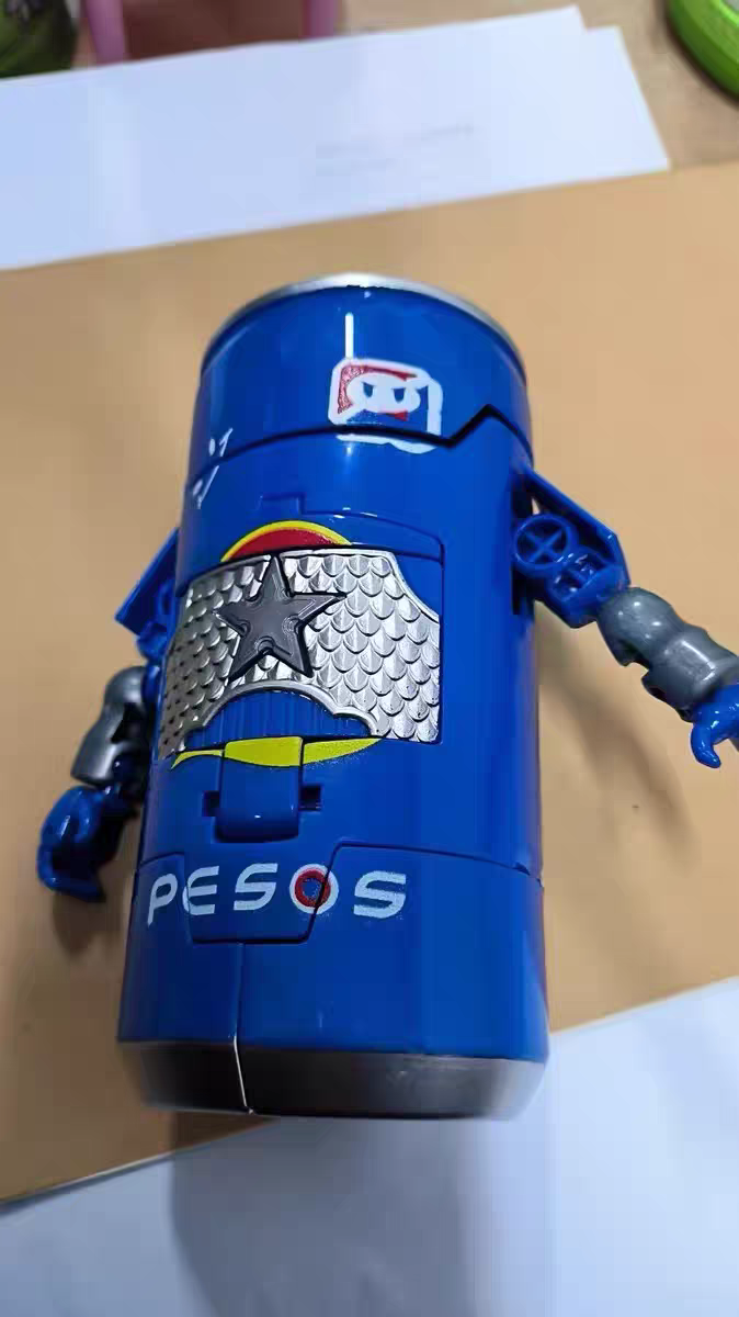 Soda Can Transforming Robot 🥤 Creative Mecha Toy for Kids Boys