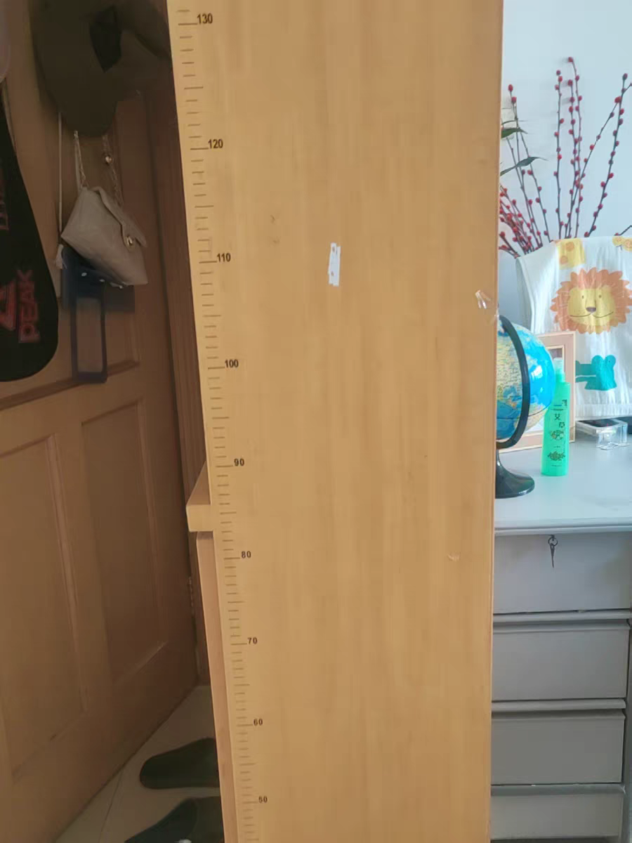 Kids Height Chart Wall Sticker 📏 Removable Transparent Growth Ruler for...