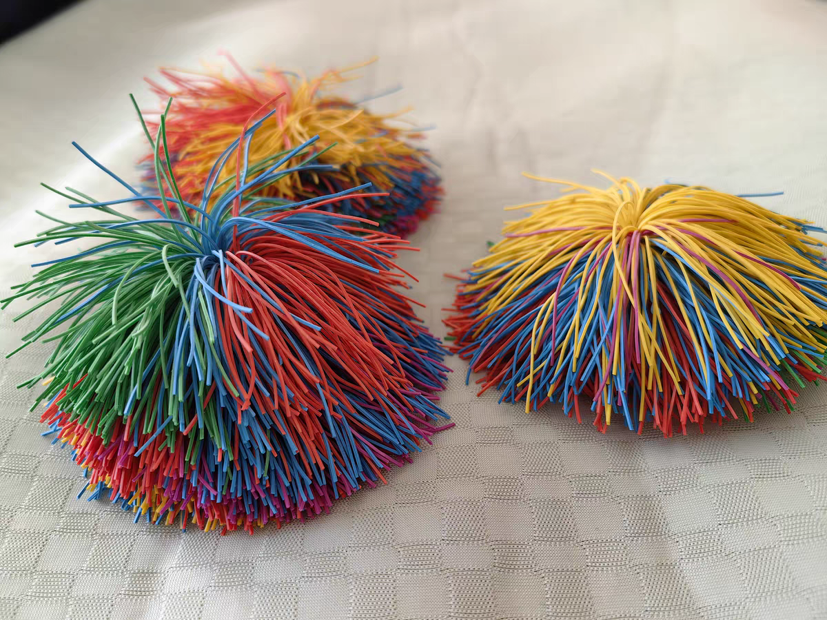 Colorful Kick Shuttlecock Toy 🪶 Fun Exercise Game for Kids & Adults