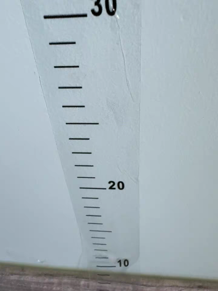Kids Height Chart Wall Sticker 📏 Removable Transparent Growth Ruler for...