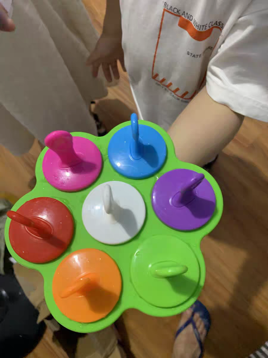 Silicone Ice Cream Mold DIY Popsicle Maker Mini Ice Pop Tray for Kids