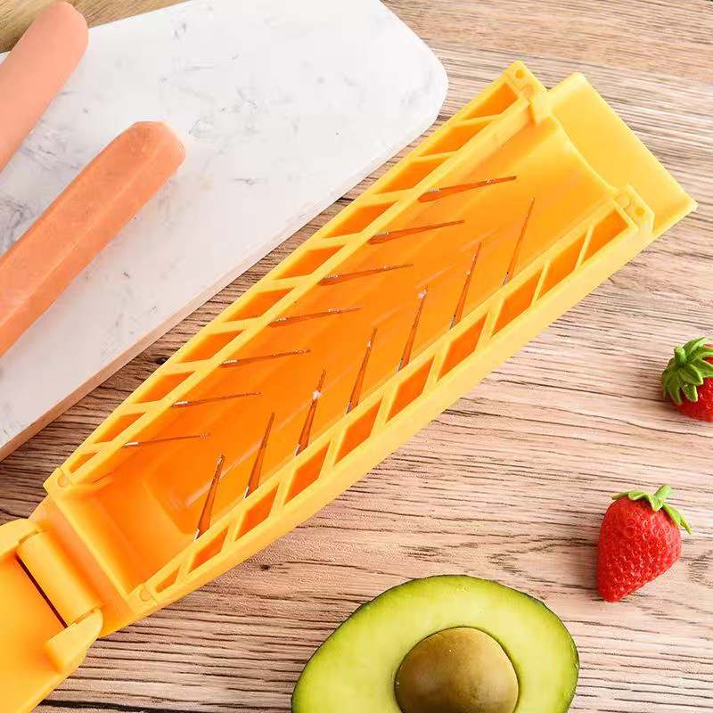 Sausage Slicer Machine 🌭 Easy Flower-Cut Tool for Hot Dogs & BBQ