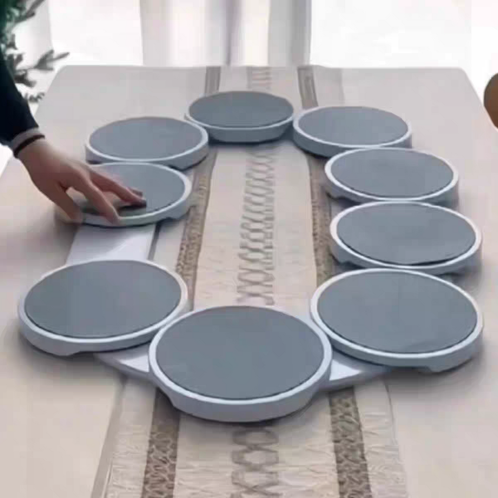 Rotating Lazy Susan Turntable 🍽️ 2025 Hot Dining Table Swivel Tray – Non-Slip