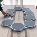 Rotating Lazy Susan Turntable 🍽️ 2025 Hot Dining Table Swivel Tray – Non-Slip