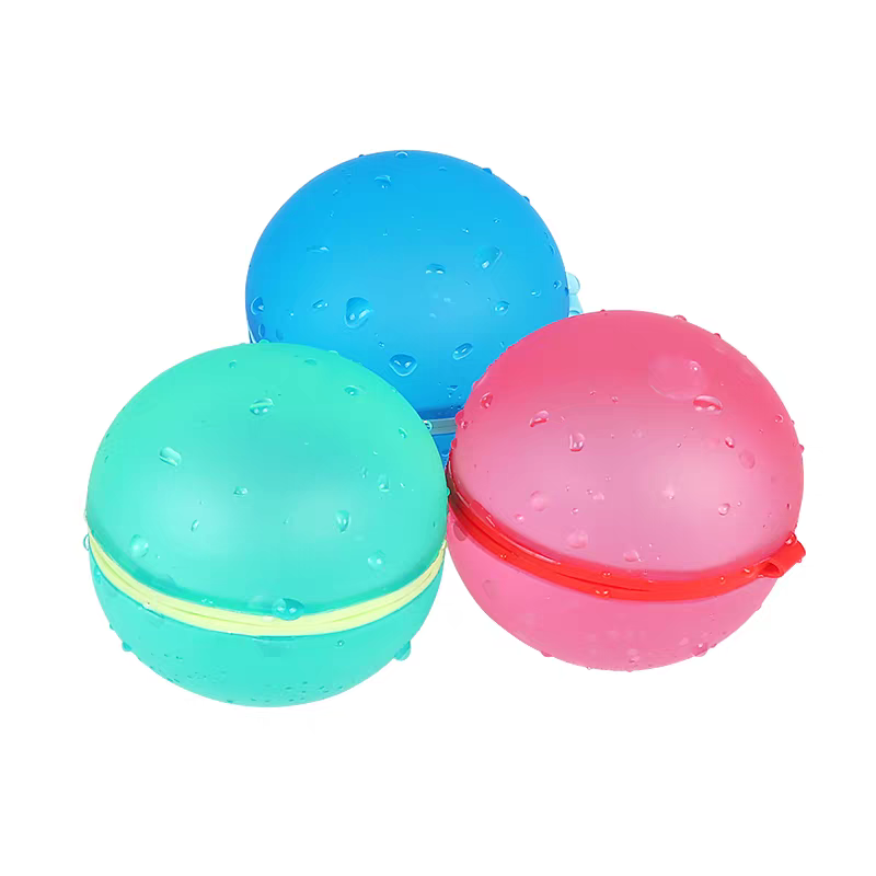 6 Reusable Water Balloons 💦 Self-Sealing Splash Bombs Kids Bath & Pool Toy