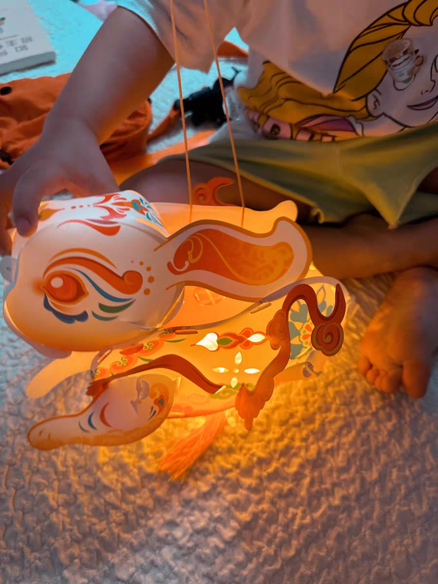 DIY Mid-Autumn Rabbit Lantern 🏮 3D Handmade Festival Craft Kit for Kids 2025