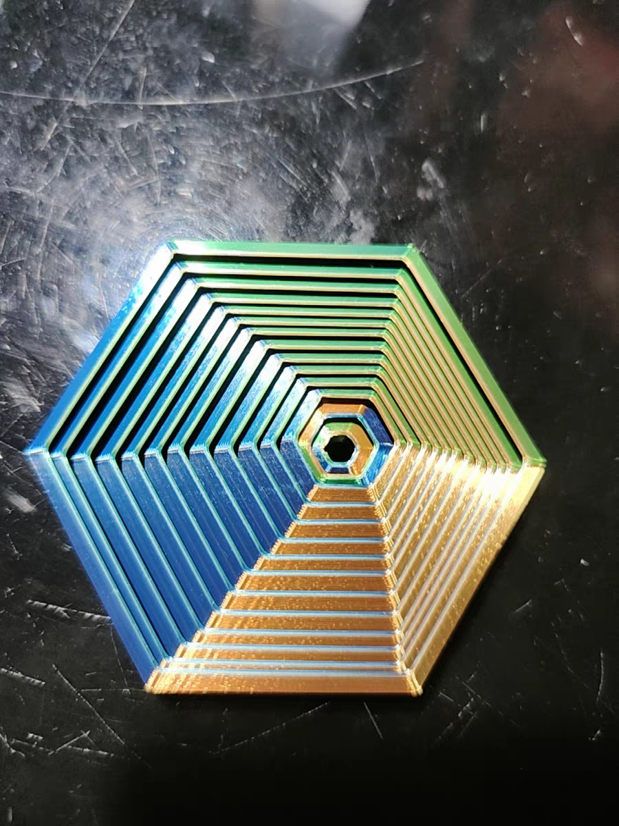 3D Illusion Hexagon Toy 🔮 Rotating Stress Relief Fidget Puzzle Magic