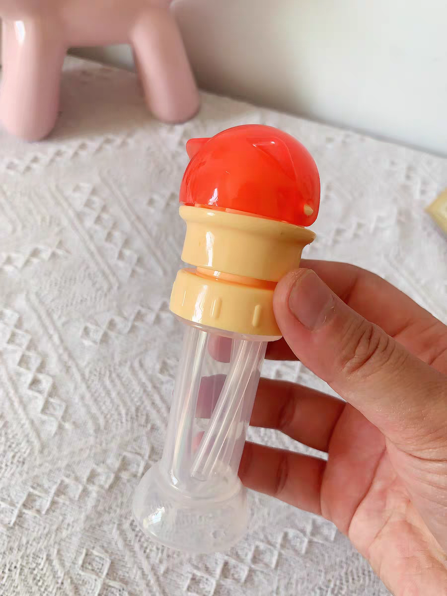 Silicone Bottle Straw Adapter 🍼 Portable Drink Cap for Kids & Baby