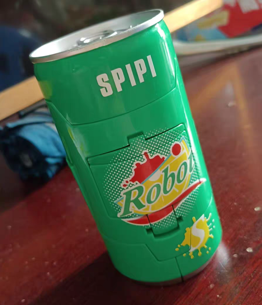 Soda Can Transforming Robot 🥤 Creative Mecha Toy for Kids Boys