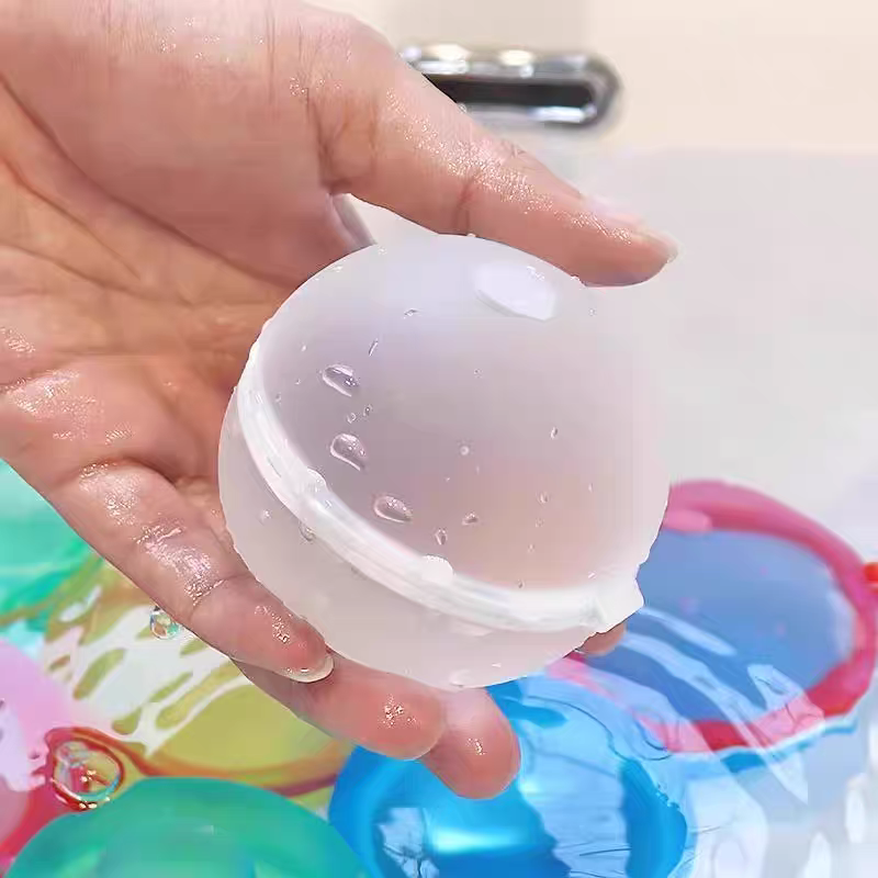 6 Reusable Water Balloons 💦 Self-Sealing Splash Bombs Kids Bath & Pool Toy