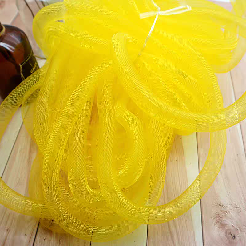Colorful Elastic Twist Mesh Tube 🌈 DIY Craft Accessory 2m Sewing Supply
