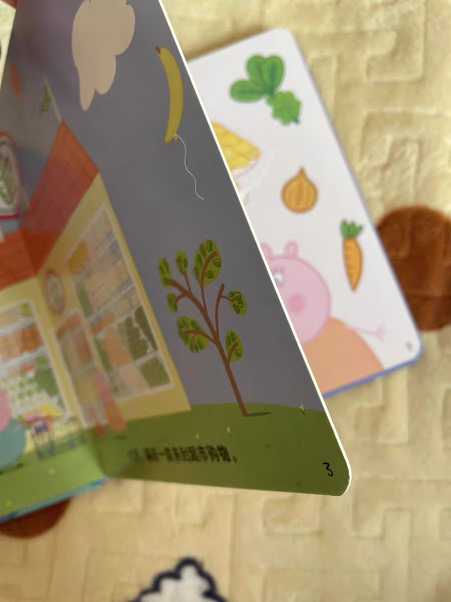 Peppa Pig Board Book Set 📚 6pcs Baby Flip Books Toddler Early Learning Stories