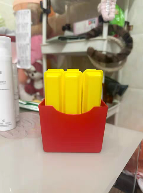 French Fries Ice Cube Mold – Creative Summer Silicone Ice Tray for DIY Drinks & Freezer