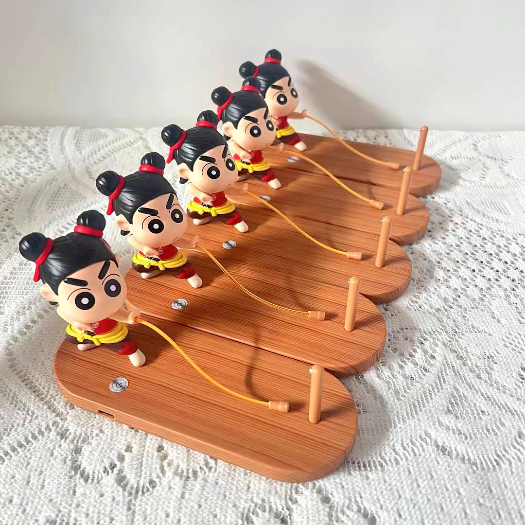 Nezha & Crayon Shin-chan Floating Night Light ✨ Cute Desk & Car Decor Gift