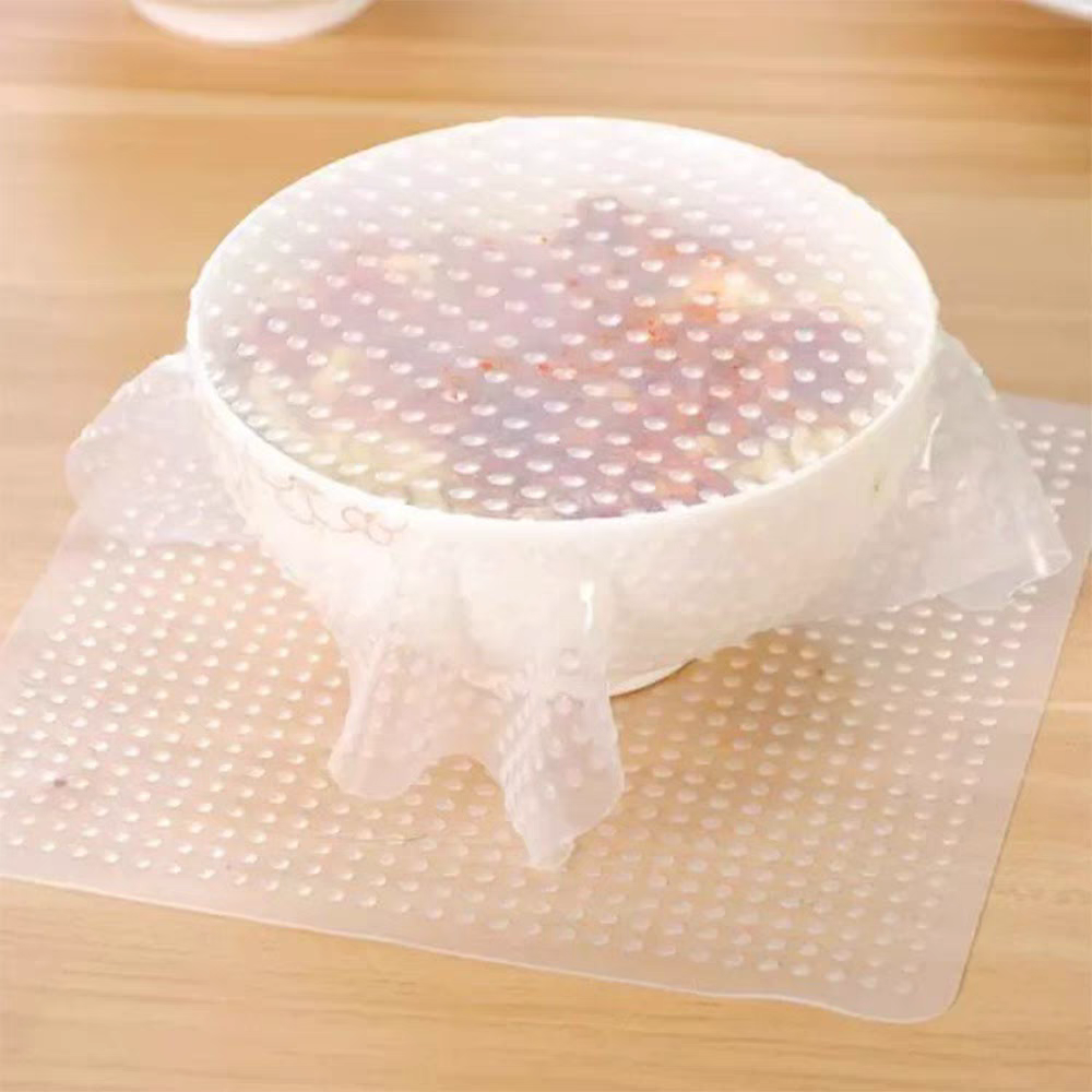 Reusable Silicone Stretch Lids 🥗 Food Bowl Cover Microwave & Fridge Seal