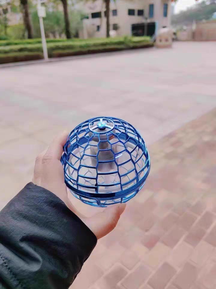 UFO Flying Spinner Toy 🚀 Smart LED Hover Ball Drone for Kids