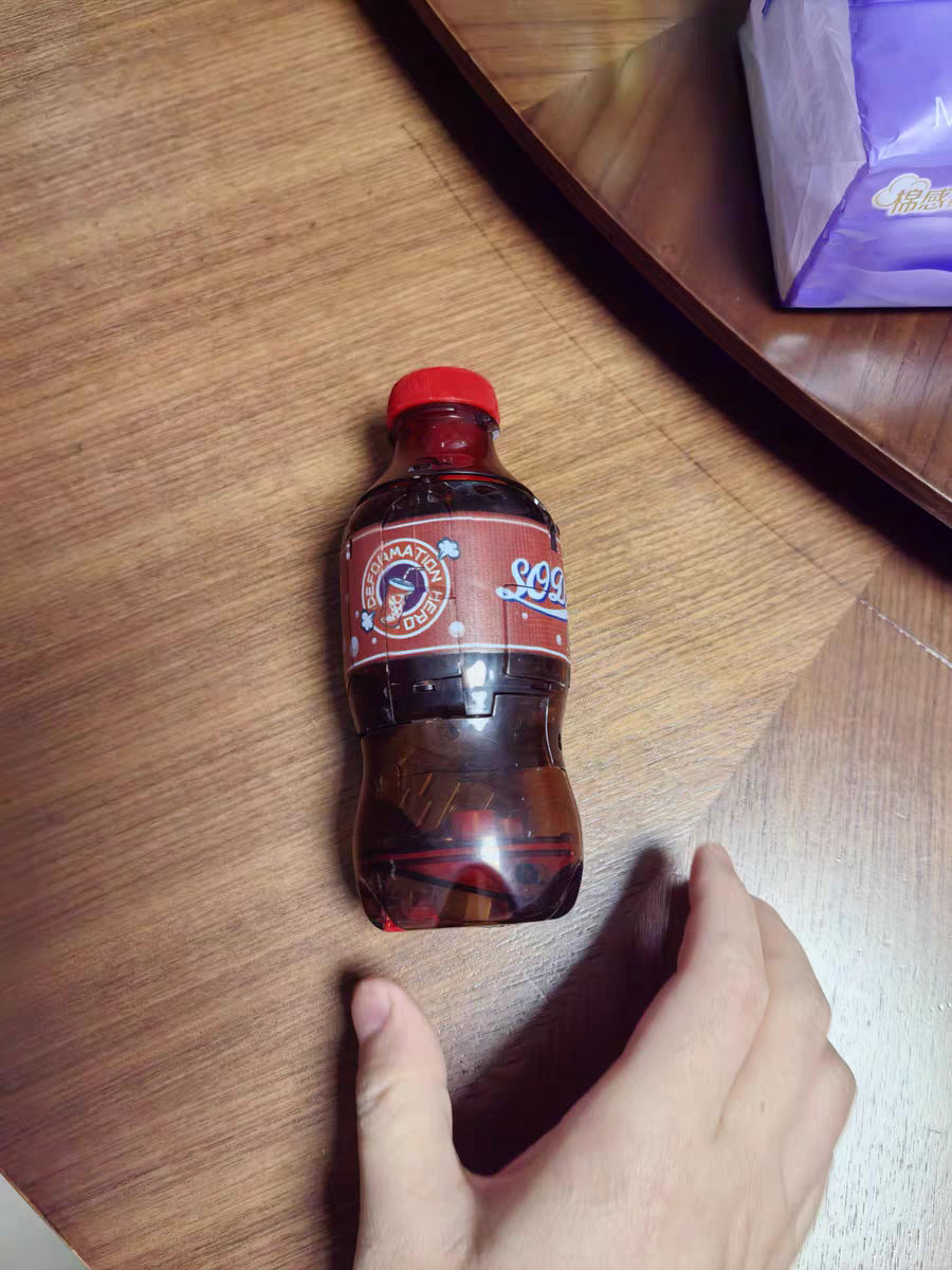 Transforming Soda Can Robot 🥤 Cool Mecha Warrior Toy for Kids Boys