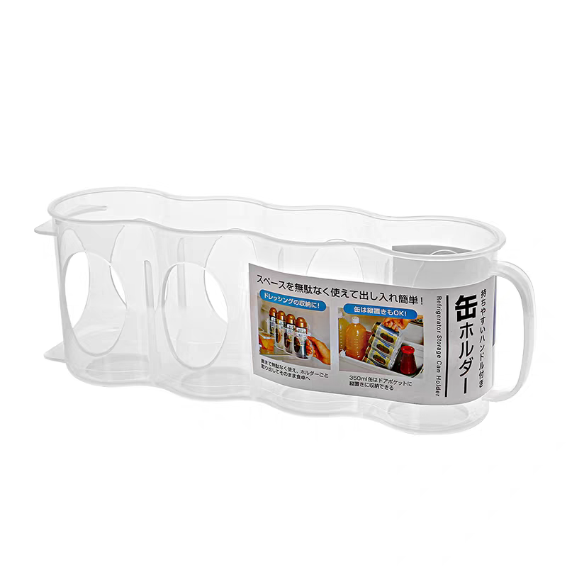 Clear Fridge Organizer Bin 🧊 Can Holder Storage Box for Kitchen & Pantry