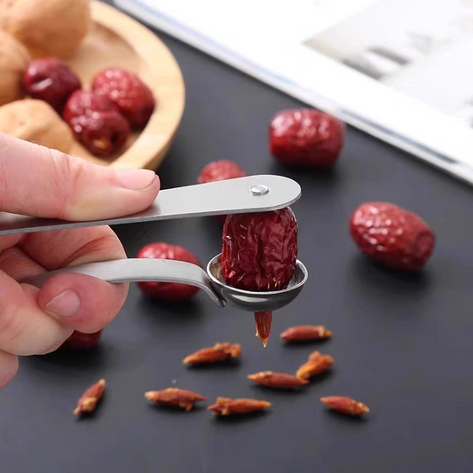Red Date Seed Remover 🌟 Stainless Steel Jujube Pitter Fruit Coring Tool