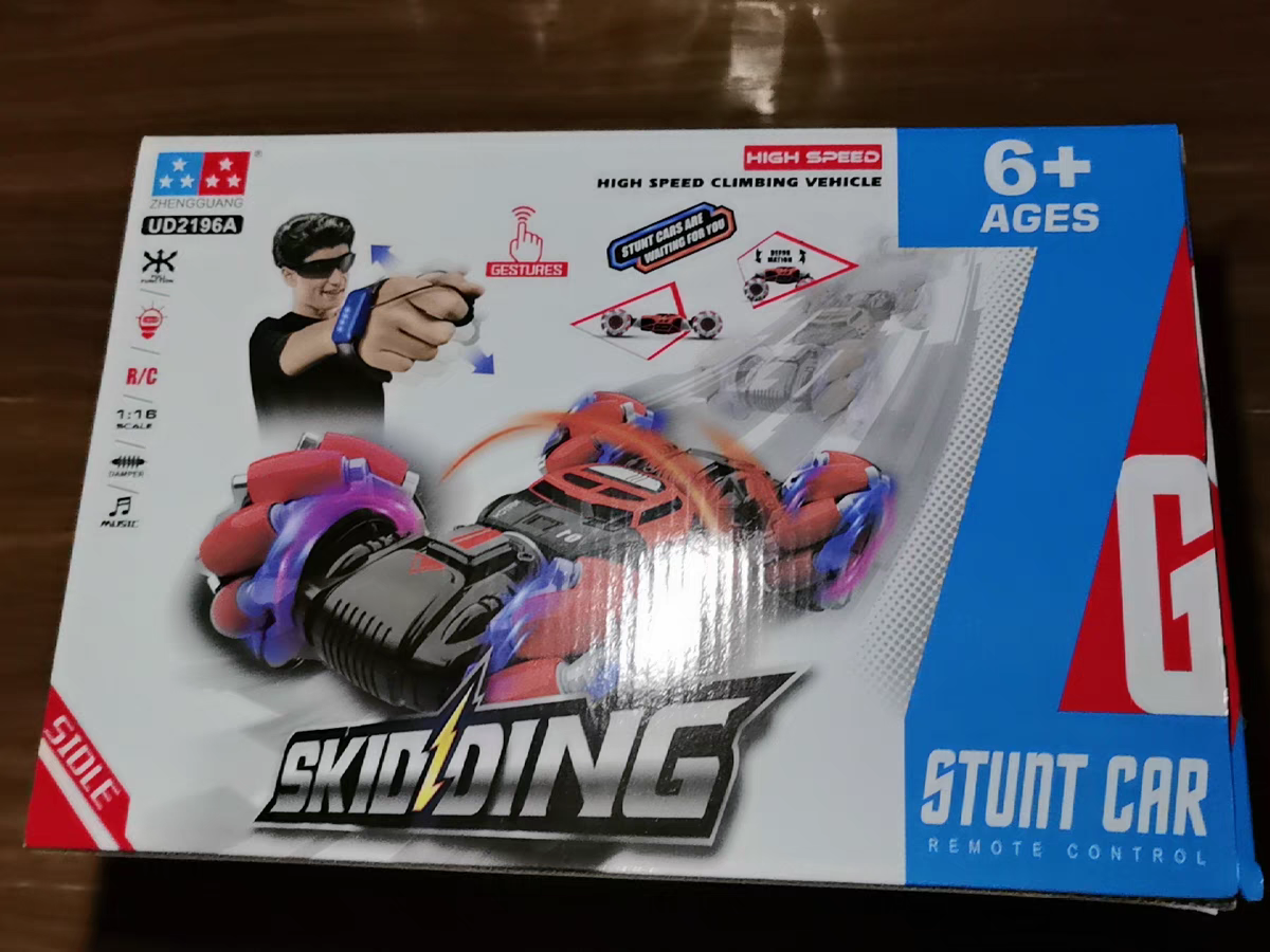Gesture Control Watch Car 🚗 Transforming RC Stunt Off-Road Toy for Boys