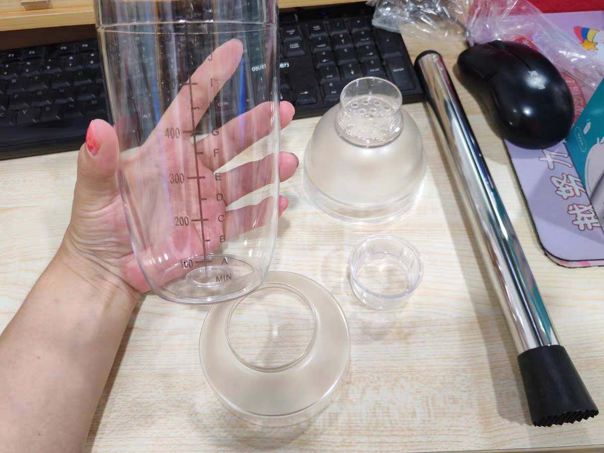 Stainless Steel Shaker Cup 🍹 DIY Lemon Tea & Milk Tea Mixer Cocktail Tool