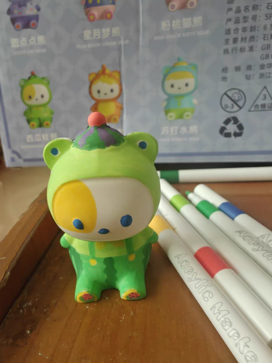 DIY Plaster Painting Kit 🐻 TOI Kids Art Craft Bear Figurine Birthday Gift
