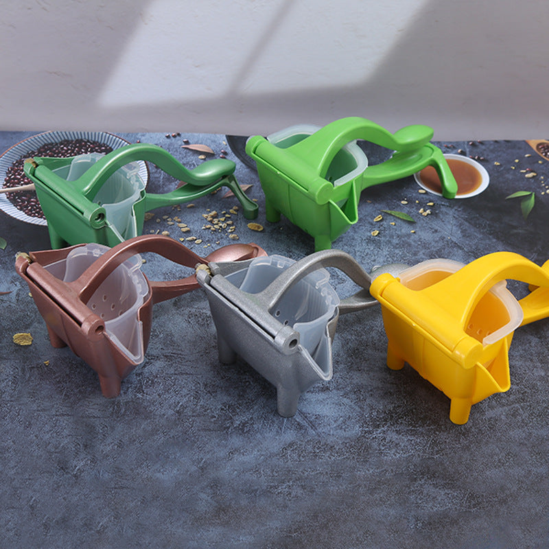 Manual Fruit Juicer 🍋 Hand Press Citrus Squeezer for Home & Kitchen