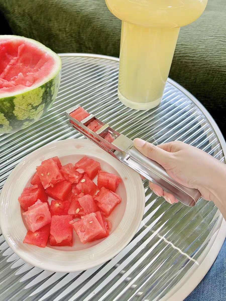304 Stainless Steel Watermelon Cutter 🍉 Multi-Function Fruit Divider Tool