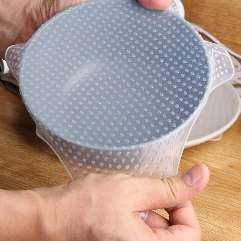 Reusable Silicone Stretch Lids 🥗 Food Bowl Cover Microwave & Fridge Seal