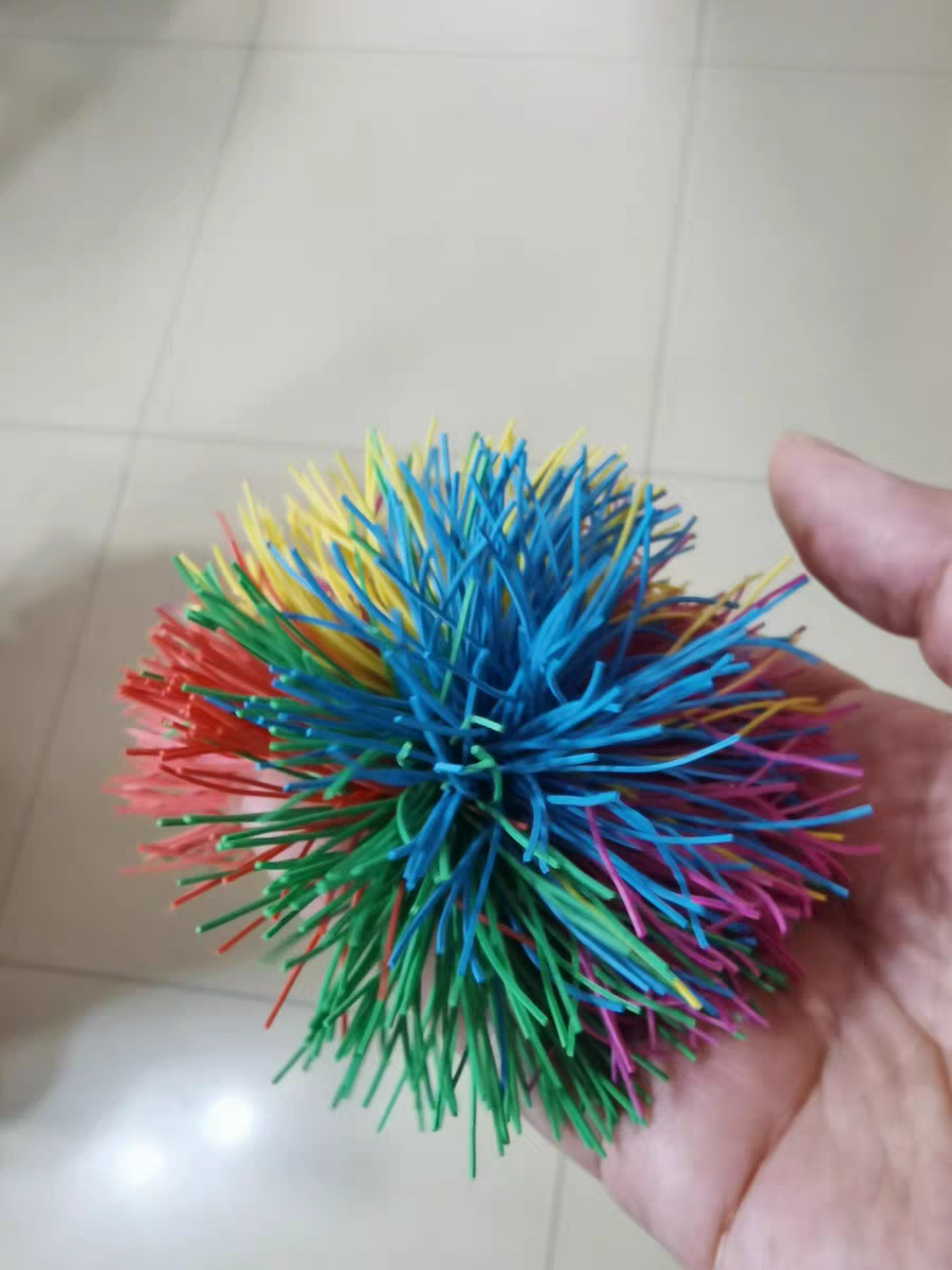 Colorful Kick Shuttlecock Toy 🪶 Fun Exercise Game for Kids & Adults