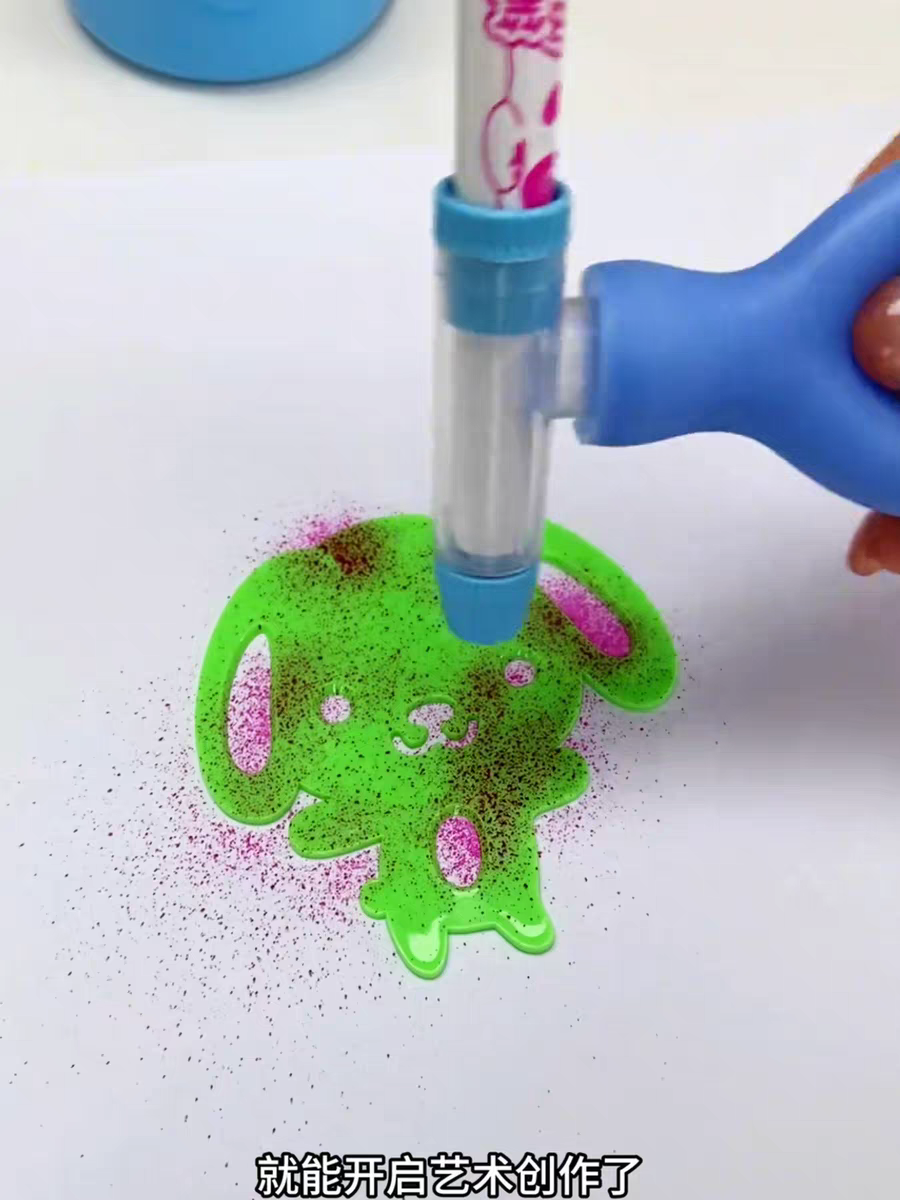Kids Spray Pen Set 🎨 12/24 Colors Washable Airbrush Marker Toy