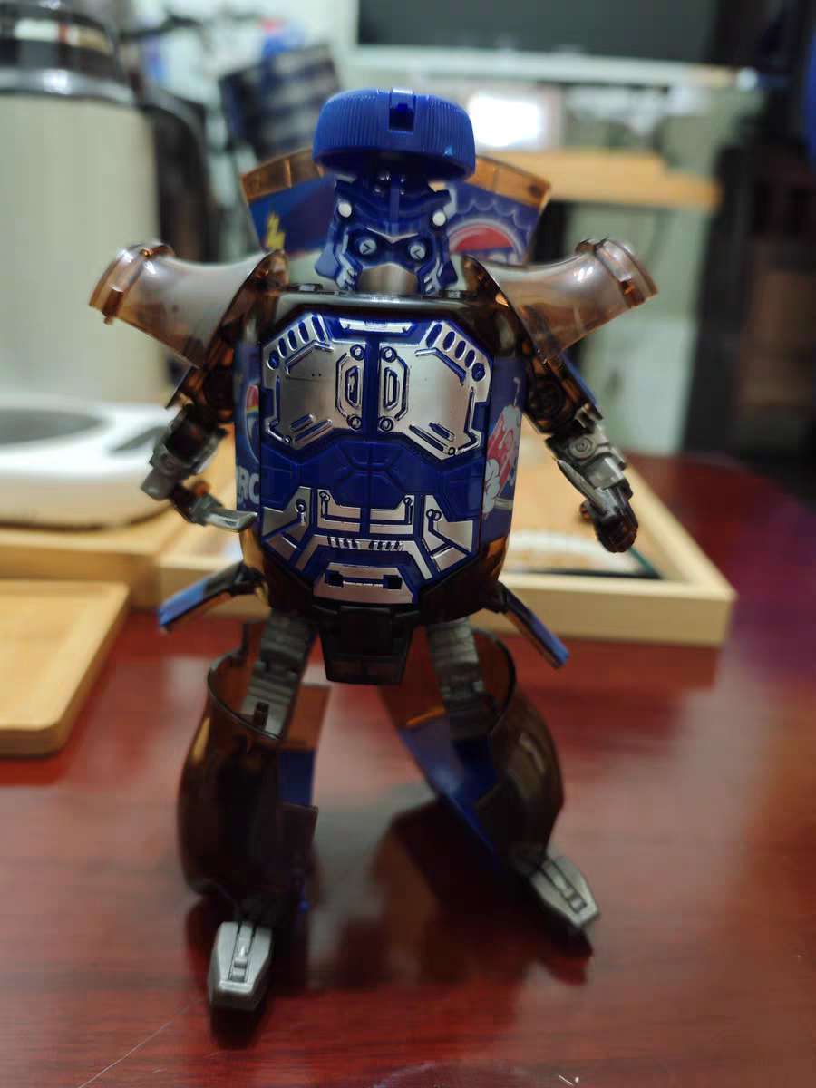 Transforming Soda Can Robot 🥤 Cool Mecha Warrior Toy for Kids Boys