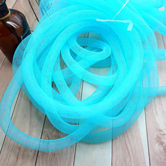 Colorful Elastic Twist Mesh Tube 🌈 DIY Craft Accessory 2m Sewing Supply