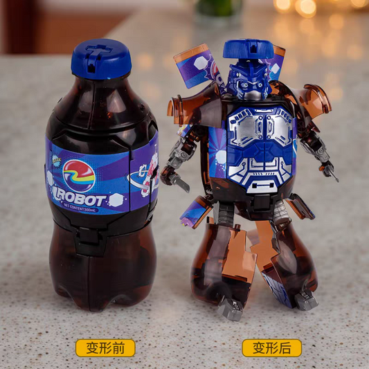 Transforming Soda Can Robot 🥤 Cool Mecha Warrior Toy for Kids Boys