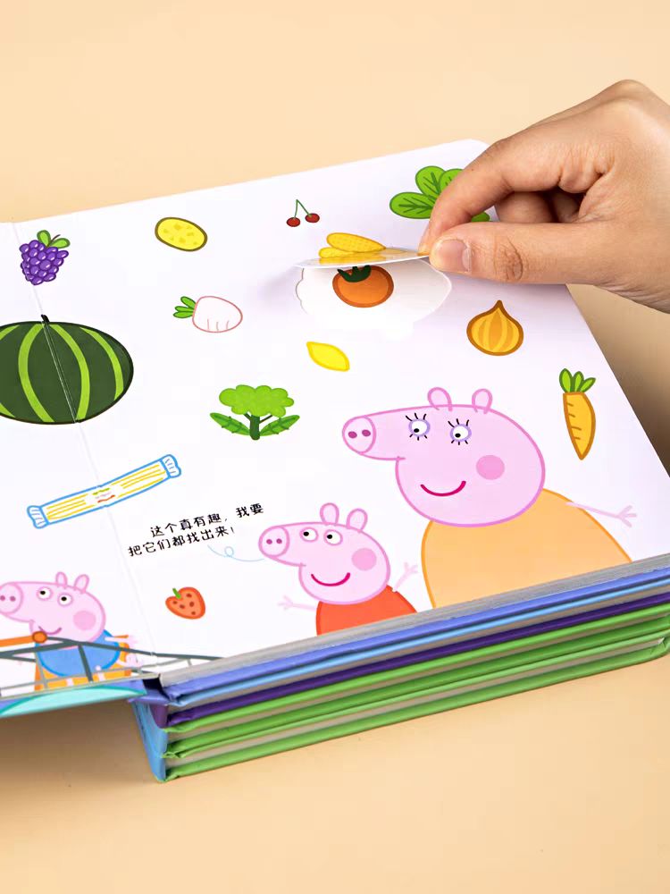 Peppa Pig Board Book Set 📚 6pcs Baby Flip Books Toddler Early Learning Stories