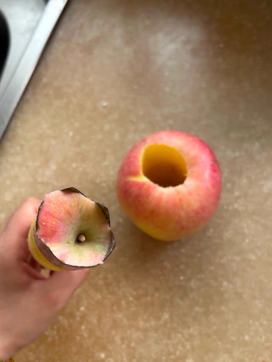 Stainless Steel Fruit Corer 🍏 Easy Apple & Pear Seed Remover Tool