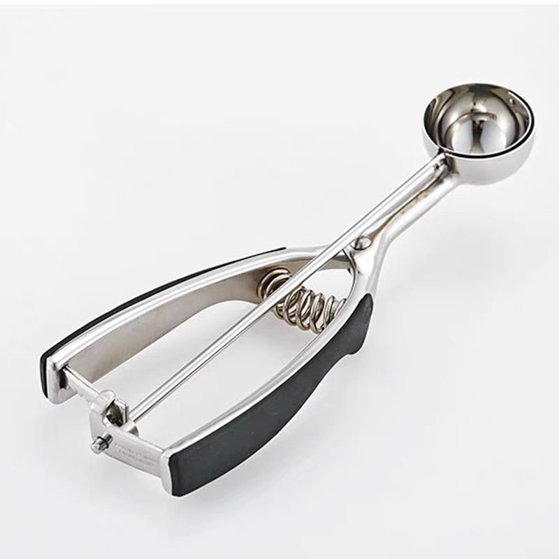 304 Stainless Steel Ice Cream Scoop 🍨 Fruit Melon Baller Kitchen Tool