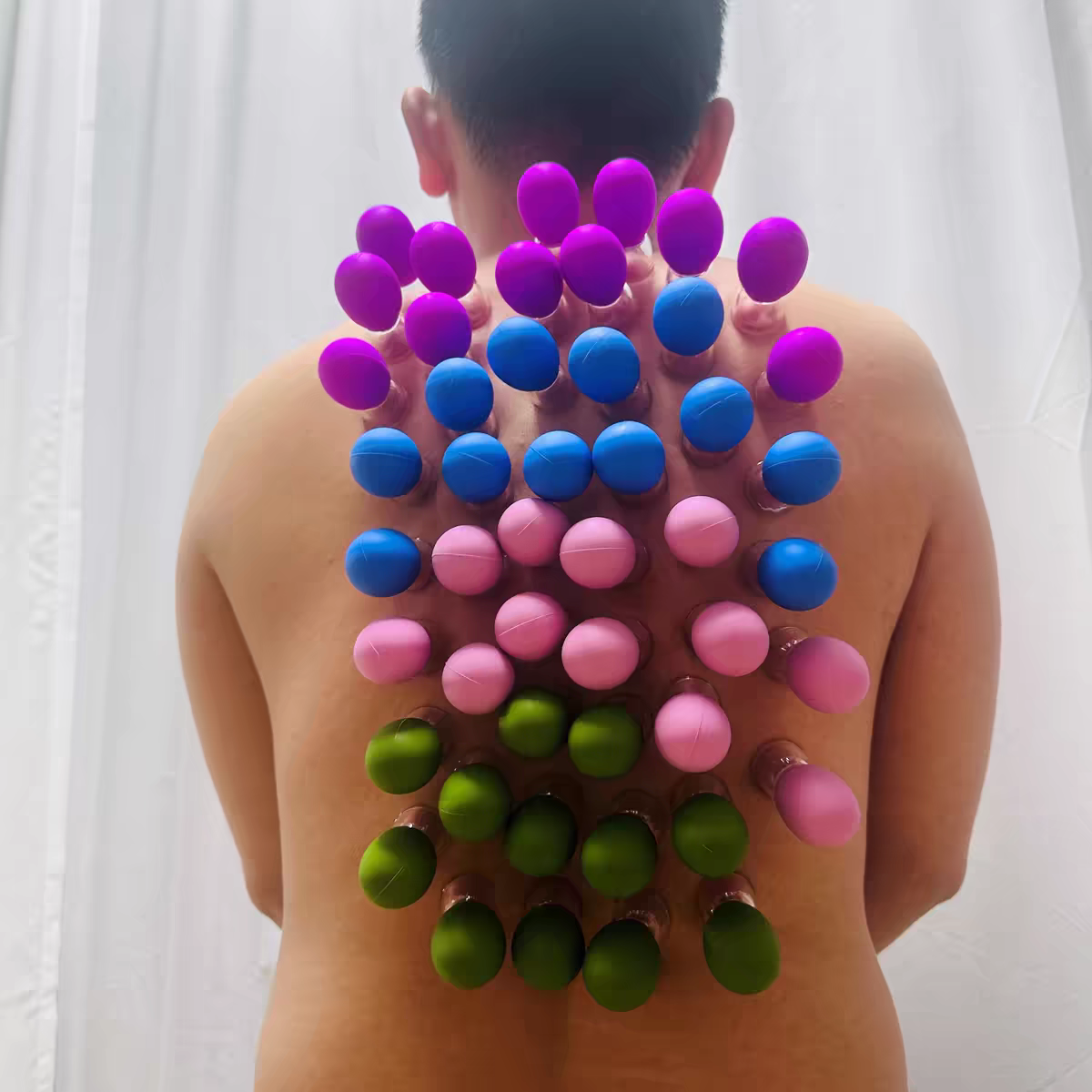 Silicone Cupping Set 🧴 Home Facial & Body Therapy Massage Cups