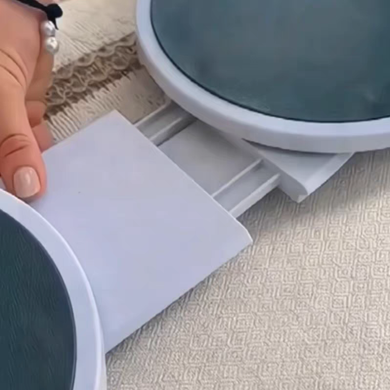 Rotating Lazy Susan Turntable 🍽️ 2025 Hot Dining Table Swivel Tray – Non-Slip