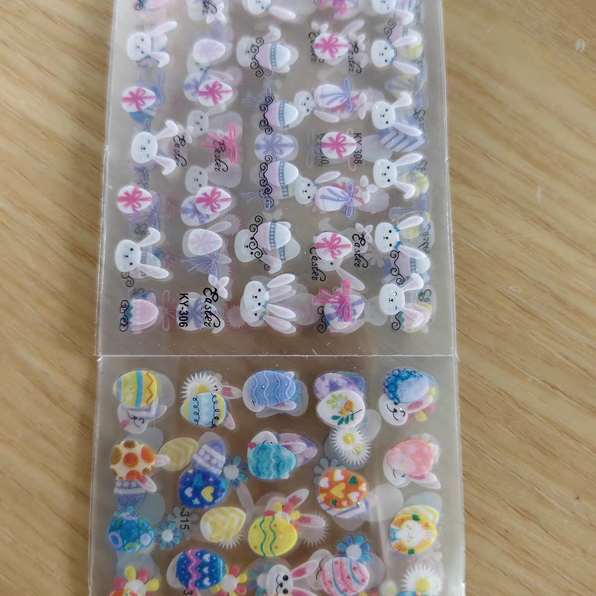 Kids Cartoon Nail Stickers 🐰 Waterproof Princess Bunny Nail Art for Girls
