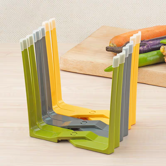 Foldable Kitchen Rack Stand 🍴 Multi-Purpose Cup Holder & Bag Drying Stand